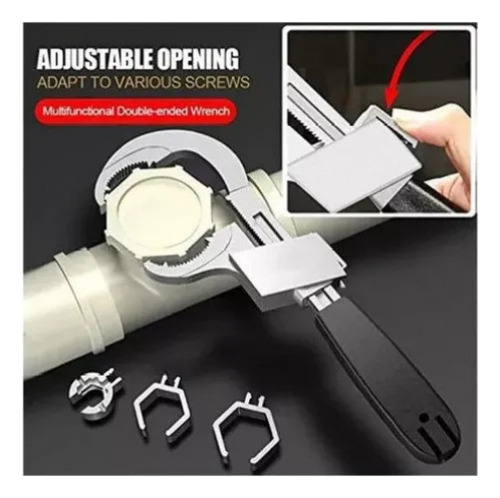 Kit De Llaves Universales Multif-f Con Dos Extremos Ajustabl