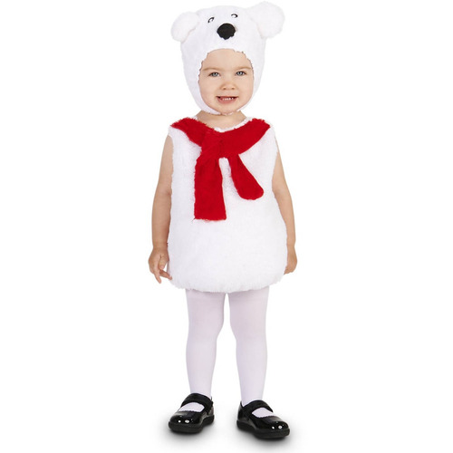 Disfraz Para Niño Oso Polar Talla 3t-4t Halloween 