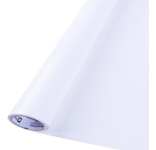 Adesivo Envelopamento Geladeira Moveis Branco 50cm X 5metros