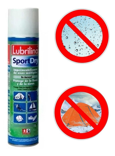 Impermeabilizante Ropa Telas Calzado Carpas Lubrilina 440 Cc