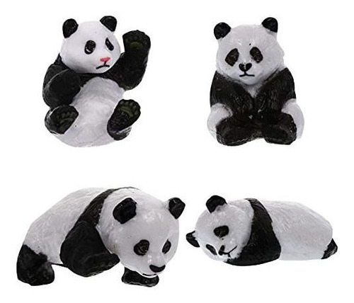 Casa Para Muñecas, Juguet Yardwe 8 Piezas Figura De Panda En