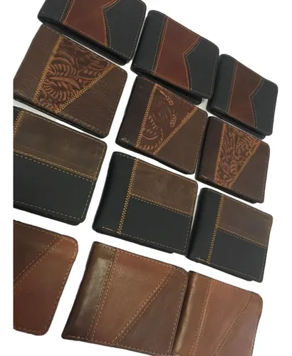 Pack X 12 Billeteras De Cuero Para Hombre Oferta Por Mayor Env o