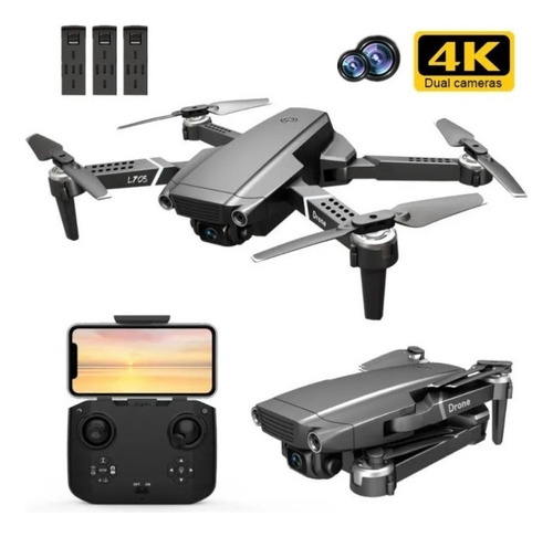 Drone Lyzrc L705 Se Cámara Dual 4k Laranja 5ghz 3 Batería