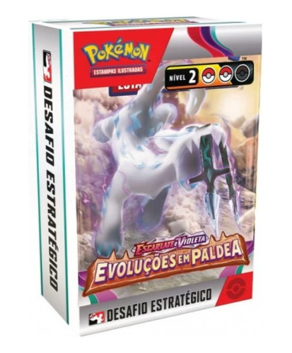 Booster Box Pokémon Desafio Estratégico Evoluções Em Paldea