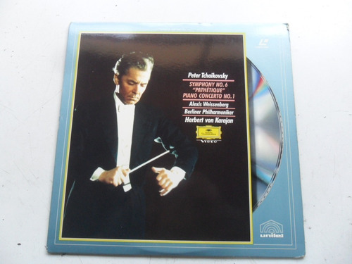 Tchaikovsky Piano Karajan Laser Disc Concerto Sinfonia