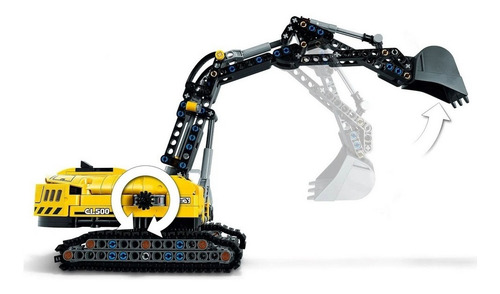Imagem 6 de 10 de Lego Technic 2 Em 1 - Escavadeira Para Trabalhos Pesados