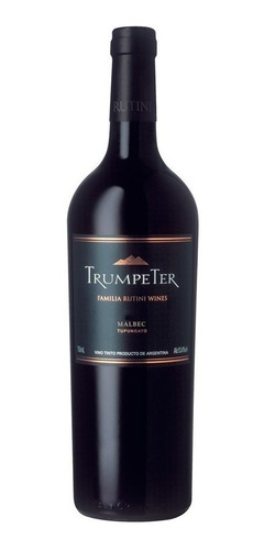 Vino Tinto Trumpeter Malbec 750ml Botella Rutini Wines