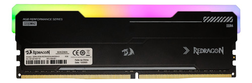 Memória Gamer Redragon Magma 8gb Ddr4 3200 Mhz Rgb - Gm-801