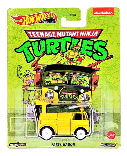 Hot Wheels Premium Tortugas Ninja Party Wagon + Obsequio