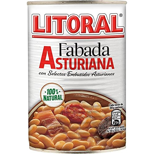 Fabada Asturiana 15 Oz, Listo Para Comer, Deliciosa Fabada D