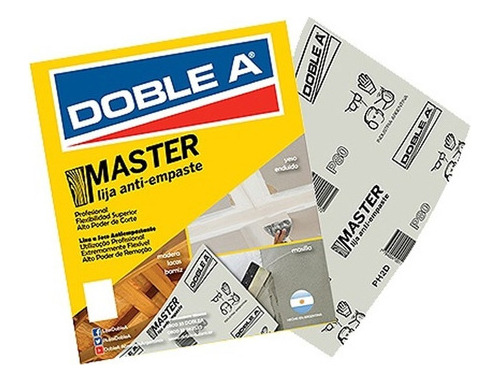 Lija Master Anti Empaste Doble A Pack X 100 Mm