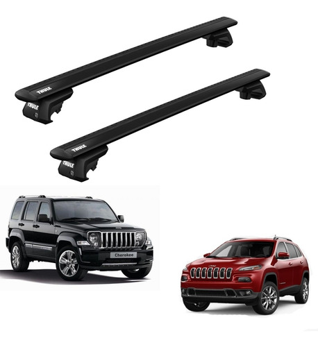 Rack Bagageiro Thule Evo Jeep Cherokee Limited Suv 09 Diante