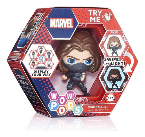 Figura Luminosa Wow! Pods De Winter Soldier Marvel