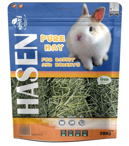 Heno Para Conejos Hasen 200g (alfalfa)