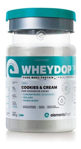 Wheydop 3w 900g - Cookies E Cream Elemento Puro