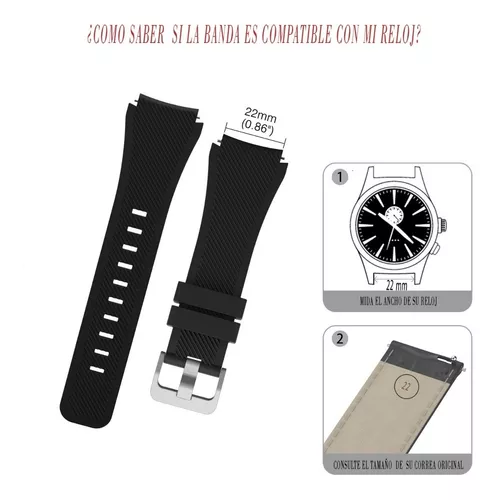Correa De Silicona Para Relojes Deportivos - Smartwatch - Ancho