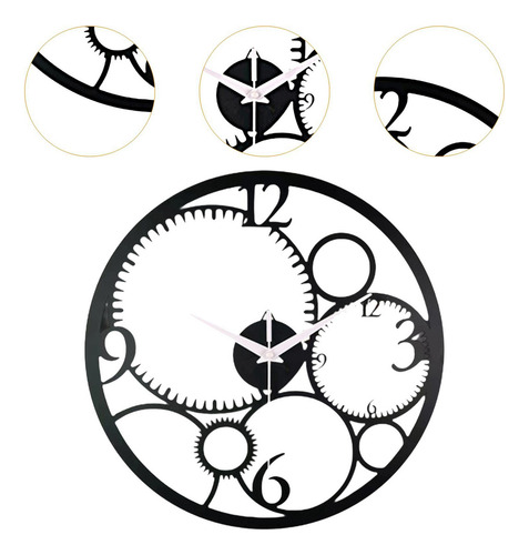 Reloj De Pared Decorativo Reloj Redondo Moderno Estilo A.