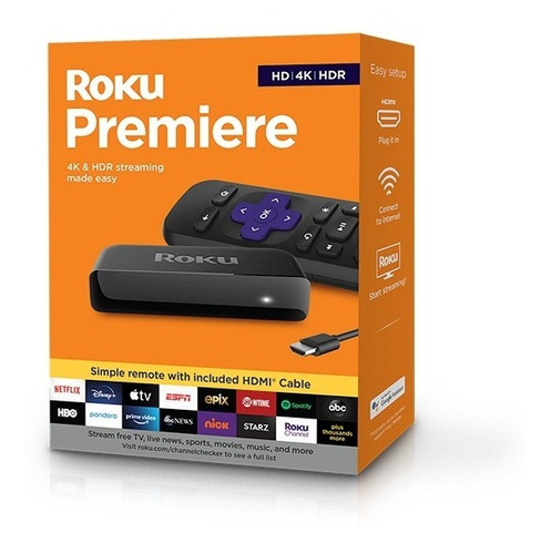 Roku Premiere 3920 estándar 4K negro