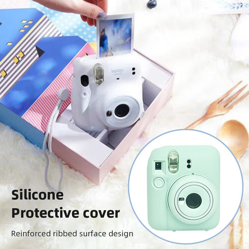 Funda Protectora De Silicona Cámara Para Instax Mini 12