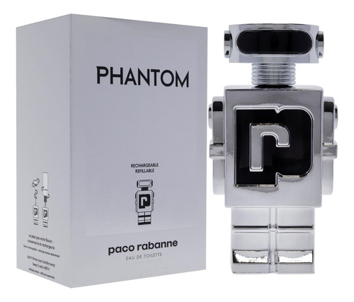 Perfume Paco Rabanne Phantom Edt Para Hombre, 150 Ml, Recarg