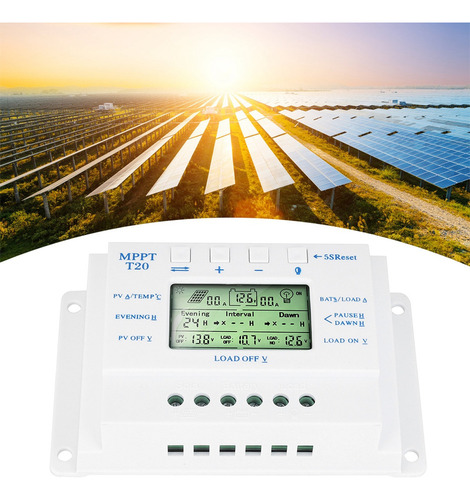 Controlador De Carga De Painel Solar Pwm 12v/24v Regulador A