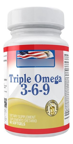 Triple Omega 3-6-9 1200mg 60 Softge - Unidad a $428