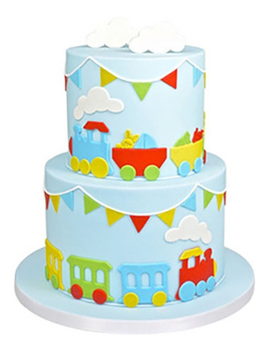 Aleissi Sello Cortador Galleta Fondant Masa Forma Tren