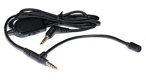 El Cable De Audio Para Auriculares Con Micrófono Boom