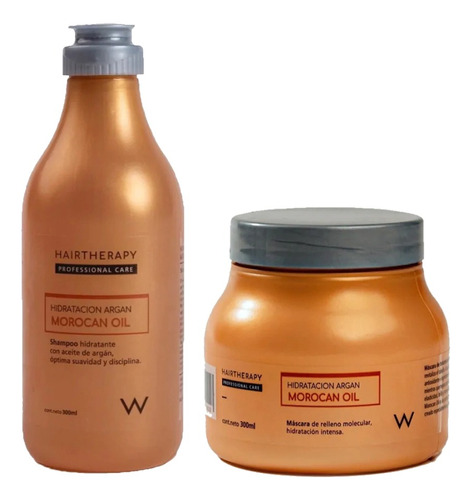 Combo Hair Therapy Morocan Oil Shampoo + Máscara X 300ml