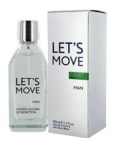 Let's Move Man Edt 100 Ml - United Colors Of Benetton