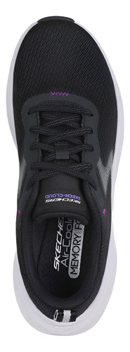 Zapatilla Mujer Skech Cloude Negro Skechers