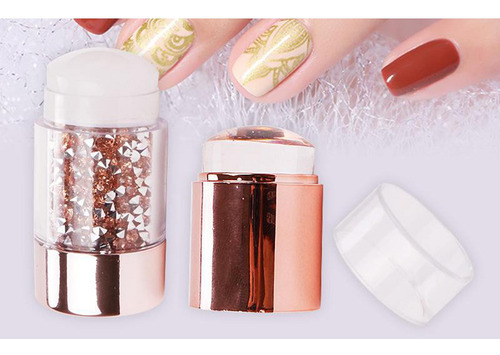2 Kit De Estampador De Uñas,, Transparente, Transparente,