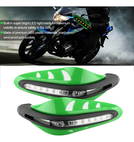 Protetor De Guidão Led, 1 Par, Pára-brisa De Mão Para Motoci