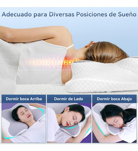 Almofada Cervical 2 Em 1 Para Dormir Almofada Ortopédica
