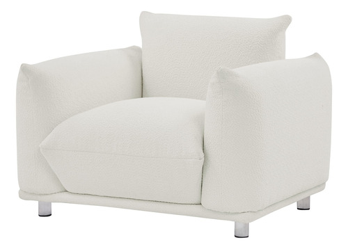 Dolonm Silla Decorativa Sherpa Sofá Individual De 40.6 Pul.