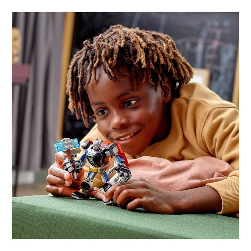 Imagen 5 de 5 de Bloques para armar Lego Marvel Avengers Thor mech armor 139 piezas en caja