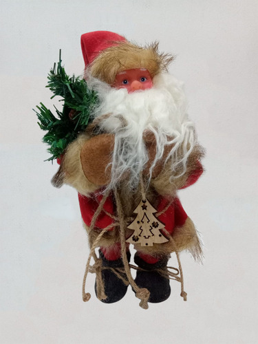 Muñeco Deco Navidad Adorno Papa Noel G Movimiento Pettish