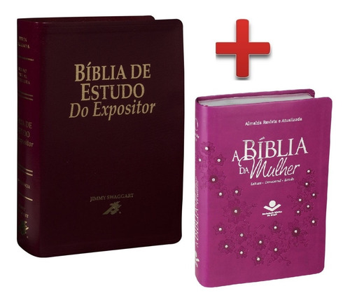 Bíblia De Estudo Do Expositor + Bíblia Estudo Da Mulher Sbb