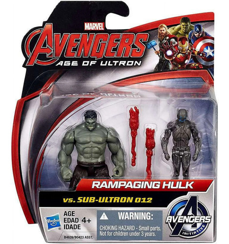 Avengers Rampaging Hulk Vs Sub Ultron 012 Figura De Acción