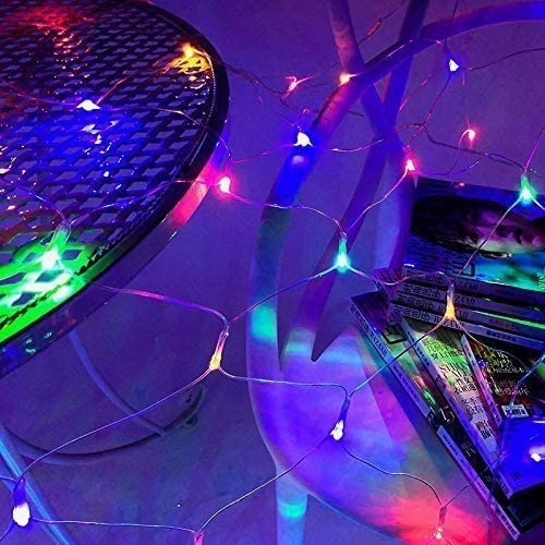 Imagen 3 de 9 de Guirnalda Luz Multicolor Navidad Red 144 Led Transparente