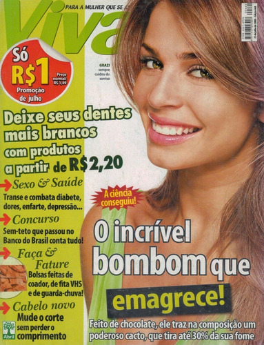 Revista Viva 460: Grazi Massafera !! 25 De Julho De 2008