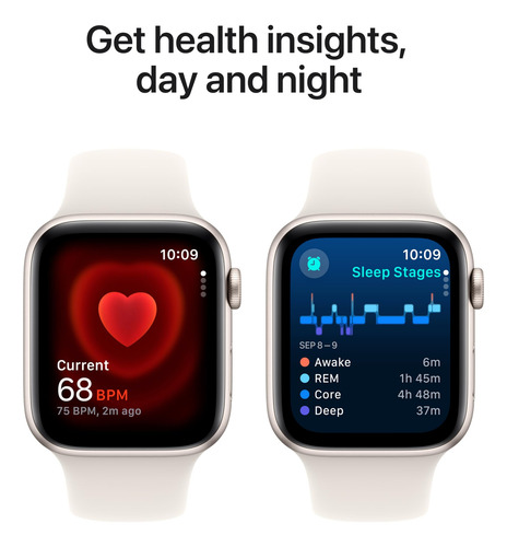 Apple Reloj Se 2ª Generación Gps 1732mm Starlight M/l Mmg