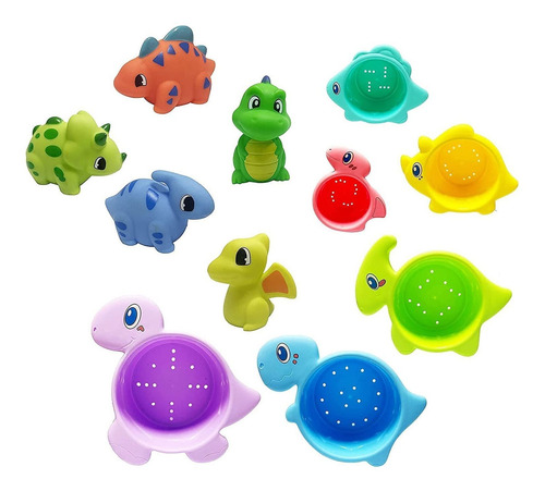 Little Bado Dinosaurio Apilable Tazas Juguete Lindo Bebé Bañ