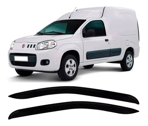 Imagen 1 de 5 de Juego Par Deflectores Ventanilla Fiat Fiorino 2017/18/19/20