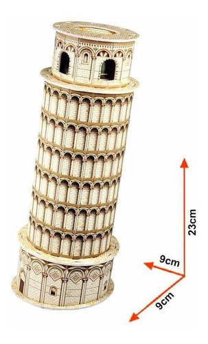 Puzzle 3d Leaning Tower Of Pisa 8 Pcs - Cubicfun