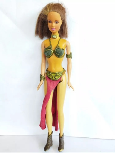 Barbie Star Wars Princesa Leia Esclava Custom (Usado)
