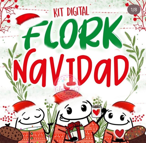 Kit Flork Navidad Imagenes Cliparts Y Fondos Sublimar #n131