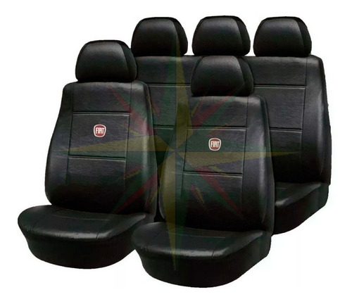 Funda Cubre Asiento Cuero Cronos Palio Attractive Siena El ( Juego Completo )