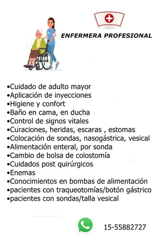 Enfermera Profesional, A Domicilio