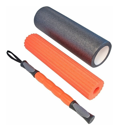 Foam Roller 3 En 1 Masaje Pack - Fitness Pilates Espalda 2